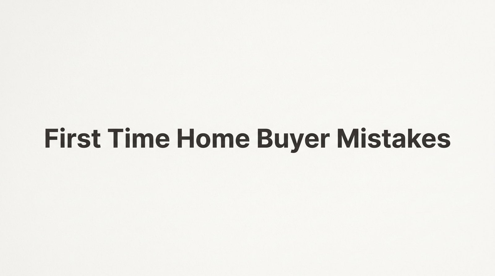 10 First Time Home Buyer Mistakes That Cost Virginia Buyers Thousands (And How to Avoid Them)