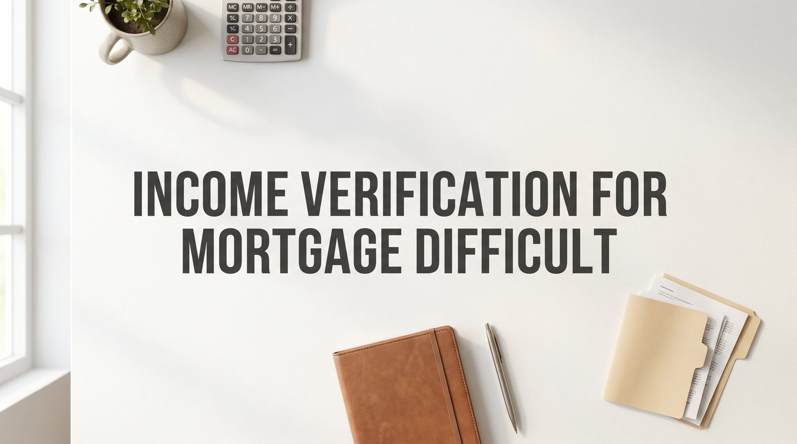 7 Proven Strategies When Income Verification for Mortgage Is Difficult