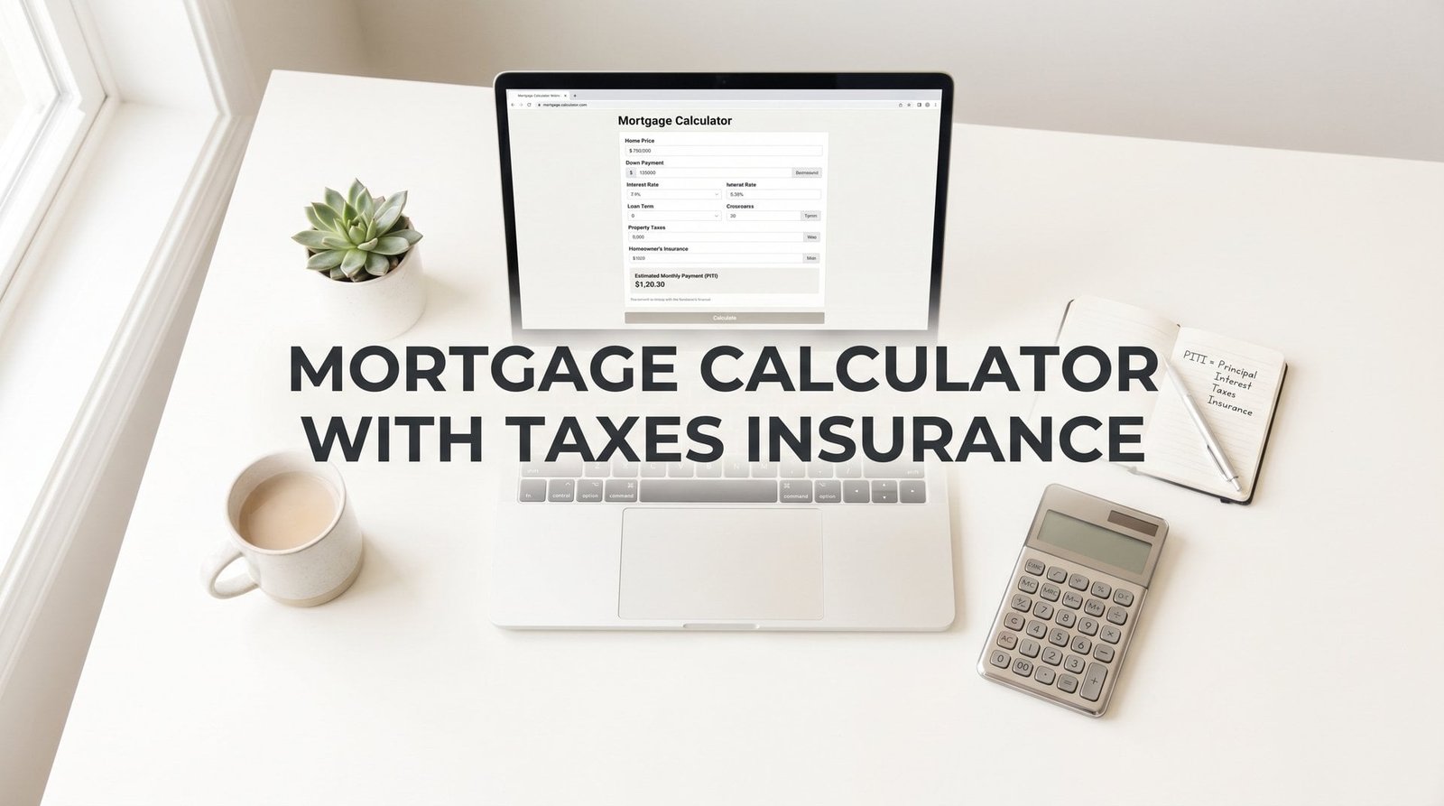 How to Use a Mortgage Calculator with Taxes and Insurance: Your True Monthly Payment in 6 Steps