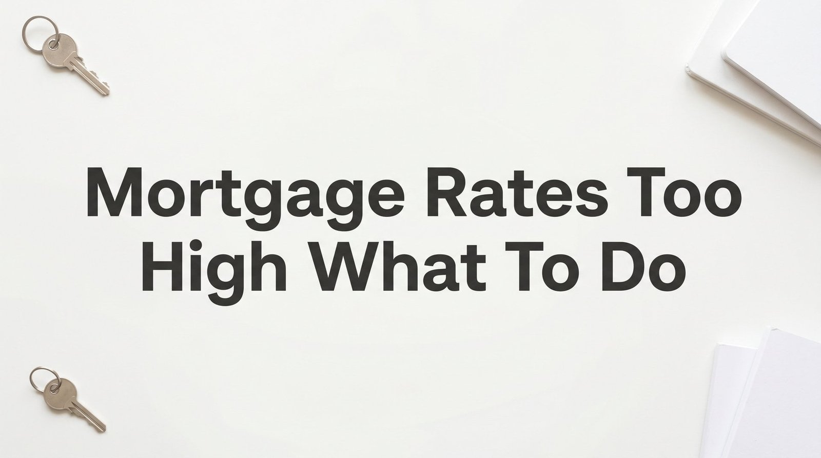 8 Proven Strategies When Mortgage Rates Feel Too High to Move Forward